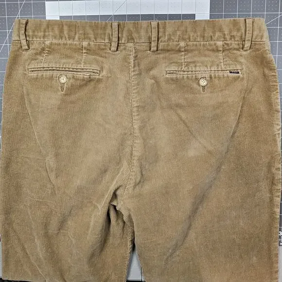 Polo Ralph Lauren Pants Mens 36x32 Corduroy Tan Khaki Preppy Utility Workwear - Picture 11 of 16